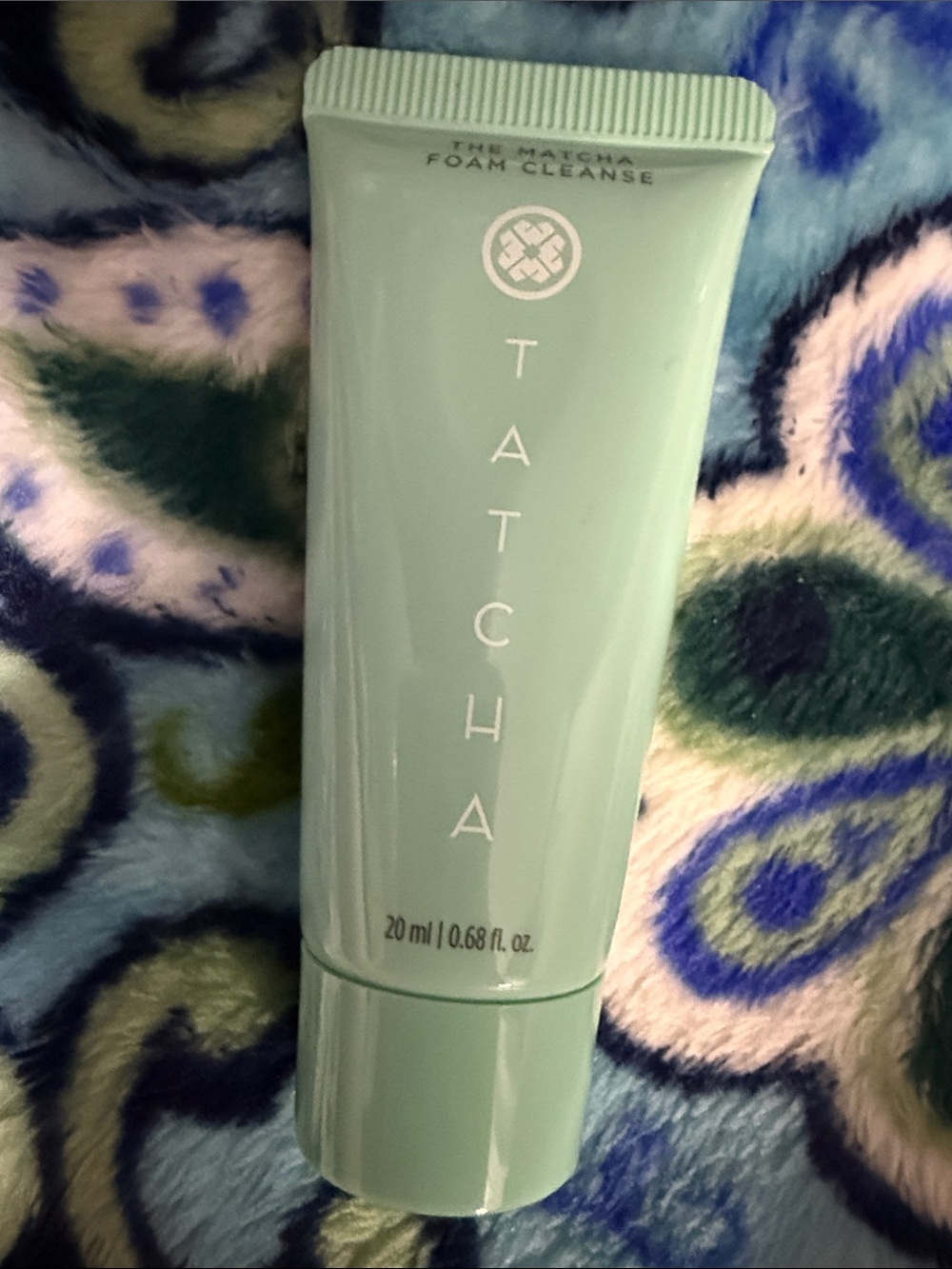 Tatcha Mint Green Matcha Foam Cleanse Tube 20ml